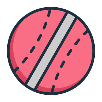 recommend clip art: Cricket Ball Icon