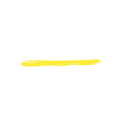 Grunge underlined yellow