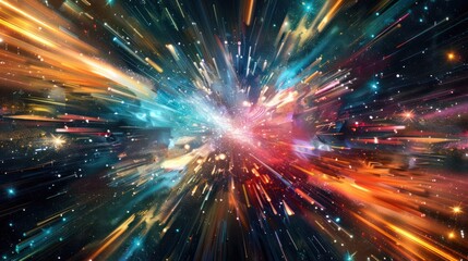 bursting light beams