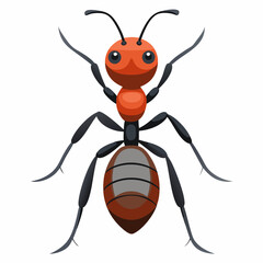 a cute ant vector artwork and illustration