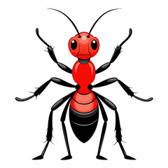 a cute ant vector artwork and illustration
