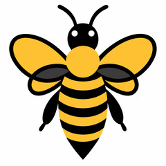 a cute bee vector artwork and illustration