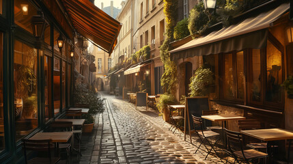 Fototapeta premium narrow street