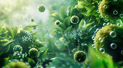 Nanotechnology in environmental cleanup high detail advanced sustainability 