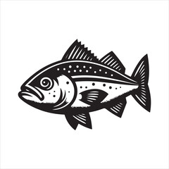 Cod Fish Vector