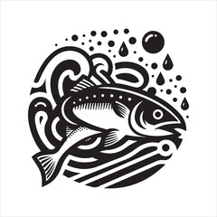 Cod Fish Vector