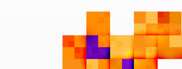 Dynamic colorful squares background. Vector Illustration For Wallpaper, Banner, Background, Card, Book Illustration, landing page