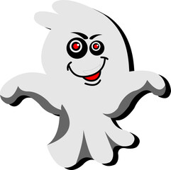 Halloween Ghost Cartoon Emoji