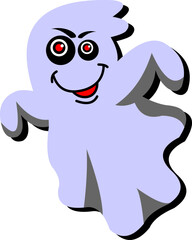 Halloween Ghost Cartoon Emoji