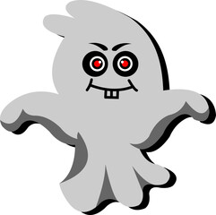 Halloween Ghost Cartoon Emoji