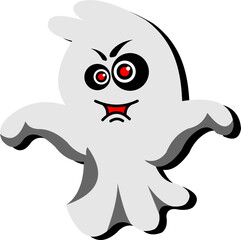 Halloween Ghost Cartoon Emoji