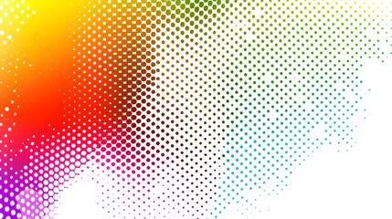 colorful halftone background