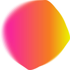 Circle color curve blend gradation for badge, price tag, label, logo