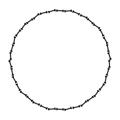 Hand drawn halloween frame template design