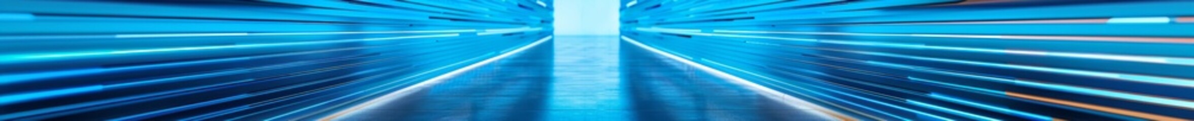 Obraz premium abstract blue lines abstract background design - motion blur - technology concept.