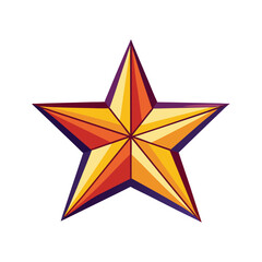 Fototapeta premium star icon illustration, star vector, star icon vector illustration, star silhouette of a star isolated on a white background, eps, png, svg, vector,