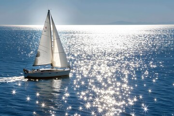 sailboat in the sea