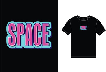 Pace text effect, Vector illustration graphics for print t shirt.