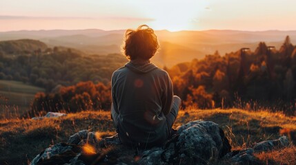 Obraz premium In a world of chaos and complexity, finding moments of peace and tranquility can be a powerful antidote to stress and anxiety.