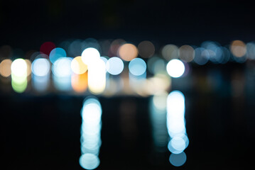 Bokeh photo of dim lights