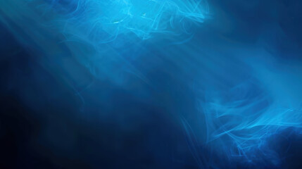 Abstract Luxury Gradient Blue Background: Smooth Dark Blue with Black Vignette Studio