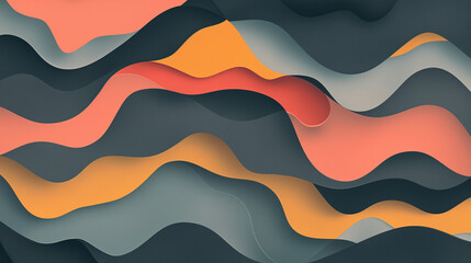Close-up colorful abstract waves background