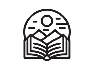 Education Book Logo Icon Symbol Template Vector Illustration.