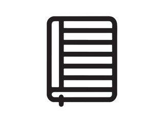 Education Book Logo Icon Symbol Template Vector Illustration.