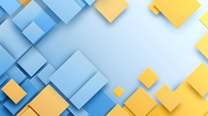 blue and yellow modern geometric background