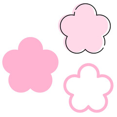 サクラ・梅のイラスト