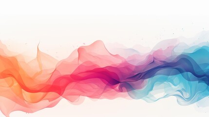 Obraz premium abstract barrier flat design side view impeded flow water color Triadic Color Scheme