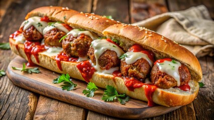 A delectably crispy breaded chicken breast topped with melted mozzarella cheese and marinara sauce on a soft sesame seed bun.