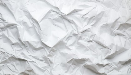 Obraz premium white crumpled paper texture