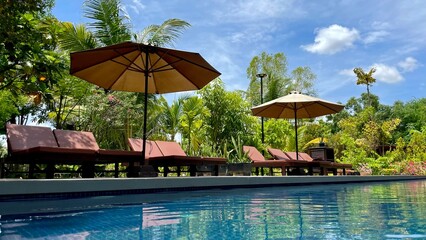 pool in the resort