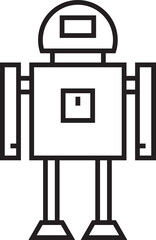 Robot Character Icon
