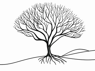 Naklejka premium The Open Tree: A Metaphor for Diversified Investment Portfolios