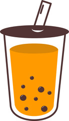 Cute Bubble ice cup cartoon