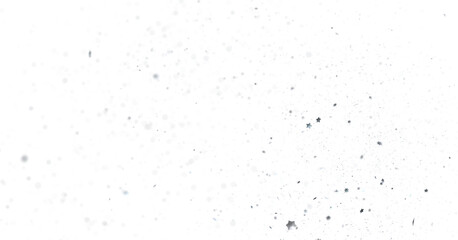 Starlit Christmas Shower: Mesmeric 3D Illustration Depicting Descending Holiday Star Particles