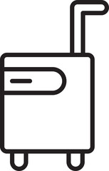 Luggage Line Icon