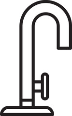 Faucet Line Icon