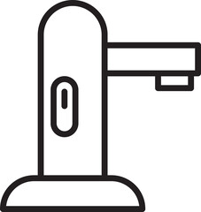 Faucet Line Icon