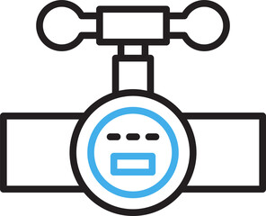 Pipeline and Gauge Icon