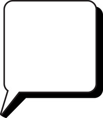 speech bubble with shading, ellements illustration vector new