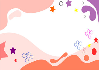 frame with hearts and flowers