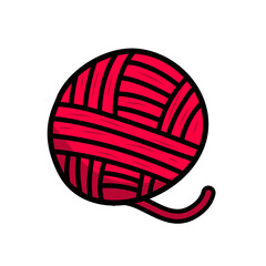 Yarn knittin Vector
