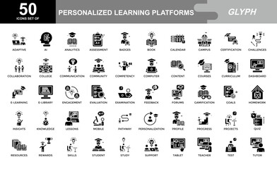 Learning icon set