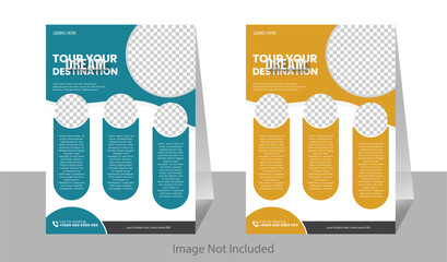 Professional travel flyer or poster design