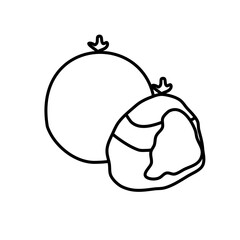 Cookies line illustration