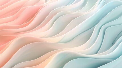 Obraz premium A minimalistic background featuring clean, straight lines and subtle gradients in pastel colors, creating a soothing and elegant visual experience. The simple design and soft hues make it ideal for