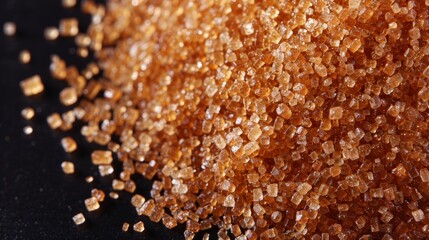 Close-up of white sugar granules, isolated background, highly detailed texture, sparkling crystals, clean and minimalist